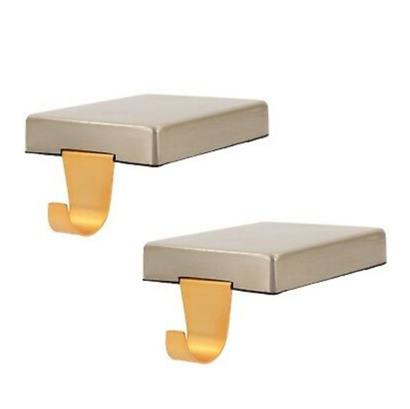 Holiday Brushed Nickel Stocking Holders Set Of 2 Poshmark